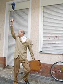 Reinhold Steinle in Aktion