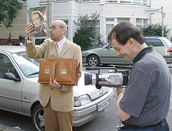 Reinhold Steinle in Aktion